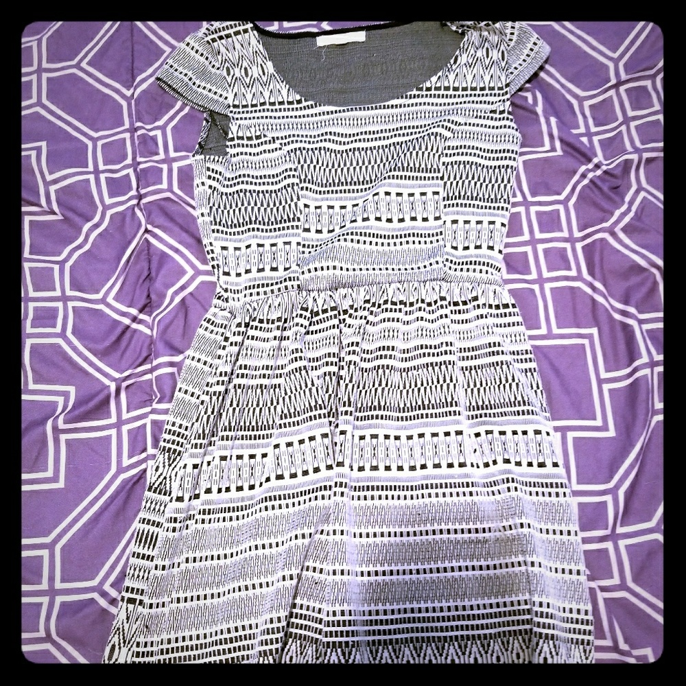 Aztec skater dress